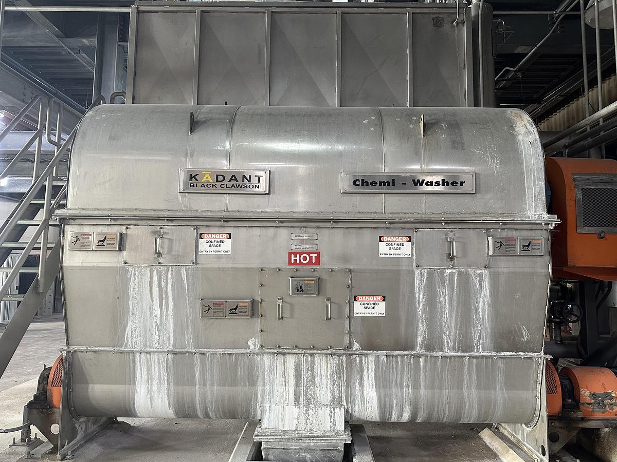 Used KADANT BLACK CLAWSON Chemiwasher