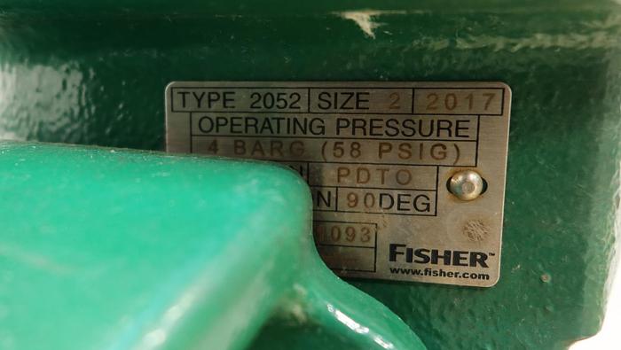 Used Fisher 8" V150 Series B Air Operated Vee Ball Valve #46268