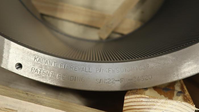 Unused Kadant Fiberwall UV300 Pressure Screen Basket With Spiral Strip #46039