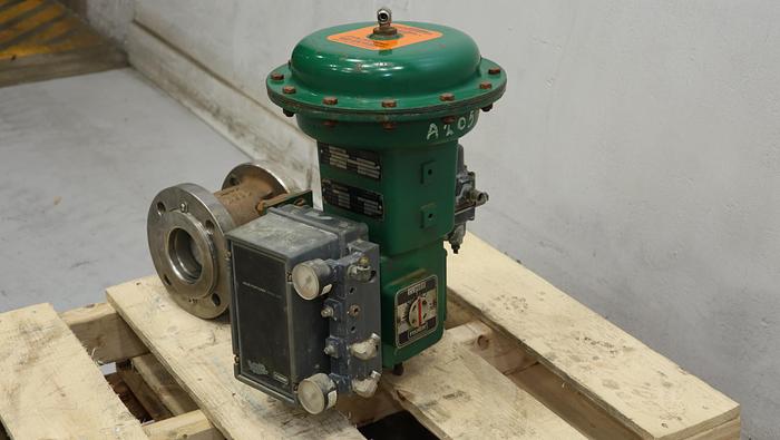 Used Fisher 3" V150 Series B Air Operated Vee Ball Valve #46340