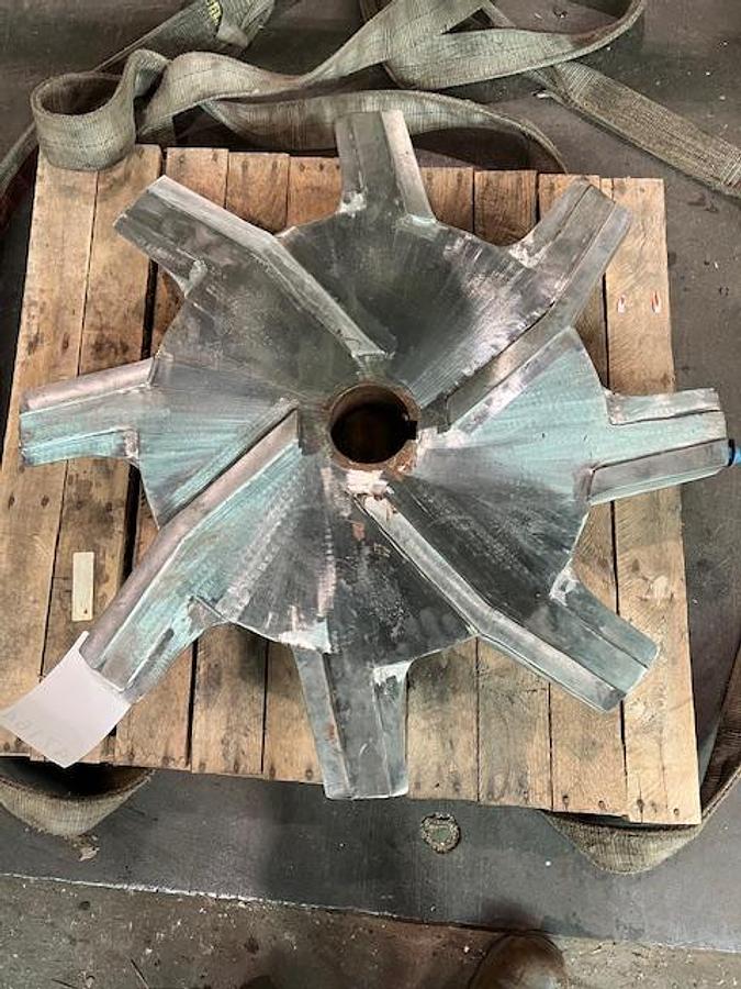 Unused Kadant Black Clawson Hydrapurge Detrasher 8-Vane Rotor #47164