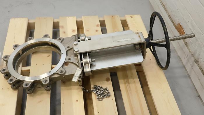 Used Keystone 12" Hand Operated Knife Gate Valve #45932
