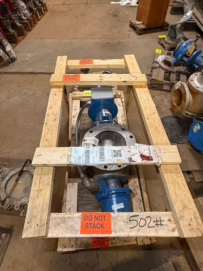 Unused Dezurik 4" Electronic Basis Weight Valve #47091