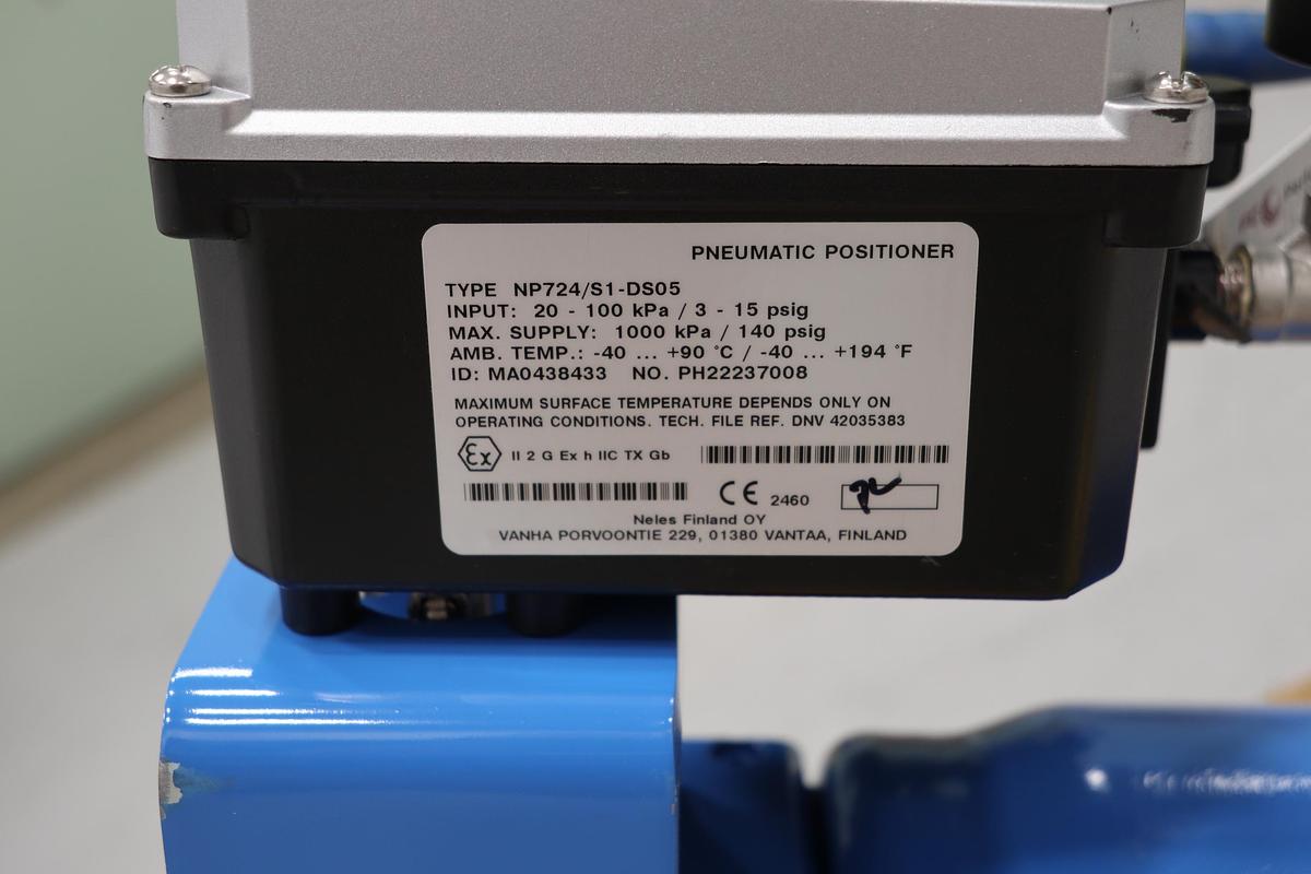 Unused Neles Jamesbury 11/27150C312271XTZ448 1.5" Air Operated Ball Valve #47644