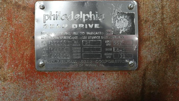 Used Philadelphia 3510BL Gearbox #46442