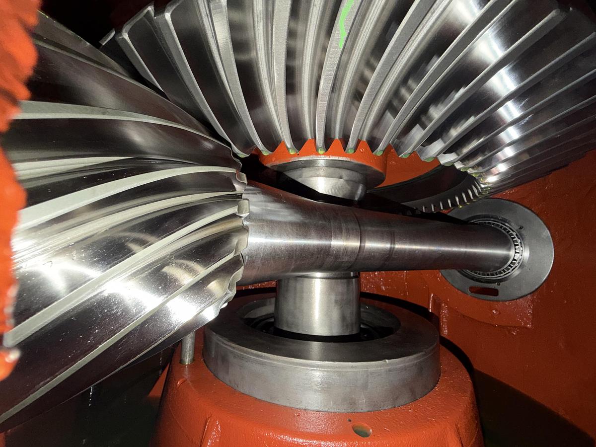 Used Black Clawson #2 Pulper Drive, Ratio: 3.53:1, Rebuilt #47193