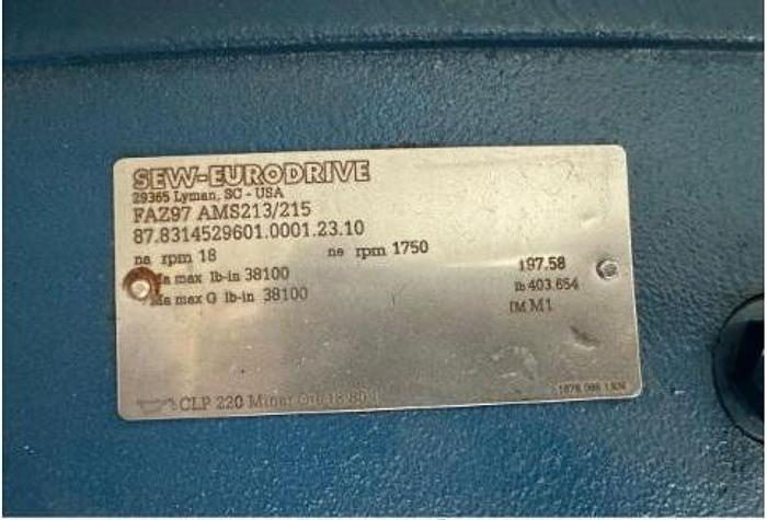 Used Rimpac Sand Separator, 18' Screw Conveyor #40138