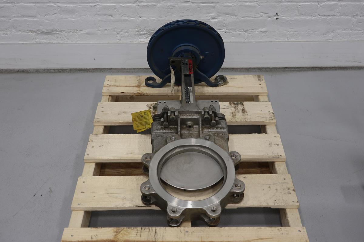 Unused Dezurik 8" Hand Operated Knife Gate Valve #47340
