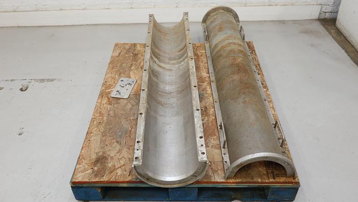 Used Black Clawson 1-B-9 Hydradenser Inclined Screw Thickener Basket #45320