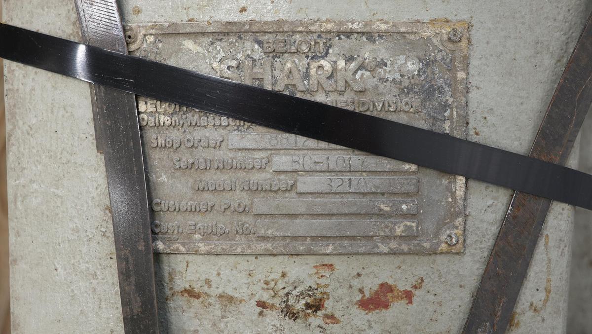 Used Beloit Shark Model A Horizontal Pulper Drive #46623