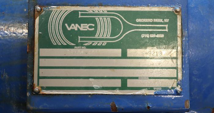 Used Vanec 175-06-100 Vacuum Pump Silencer/Separator #45511