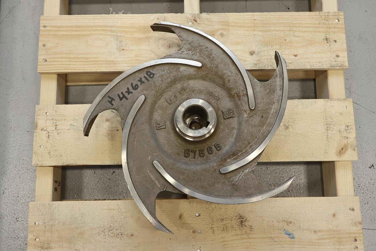 Unused Goulds 3175 S 4x6x18 & 4x10x18 5-Vane Impeller #47446