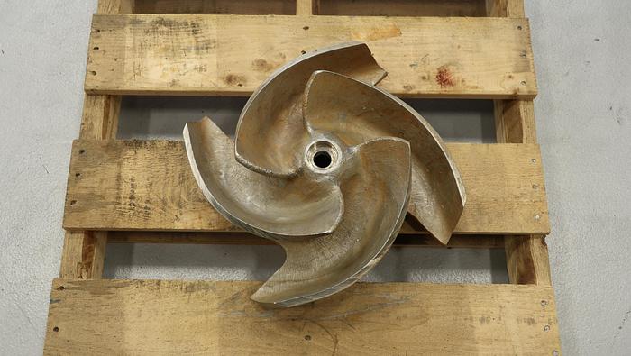 Used Goulds 3175 8x10x18 4-Vane Impeller #45047