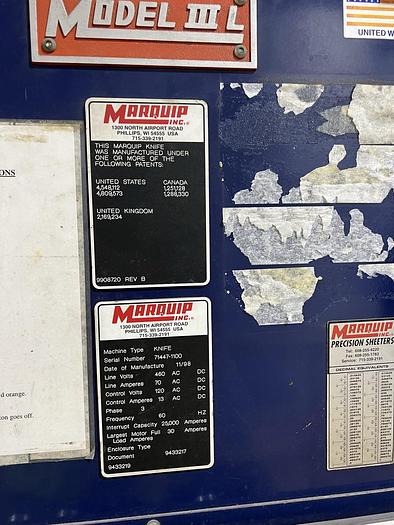 Used Marquip 59" Sheeter #44981