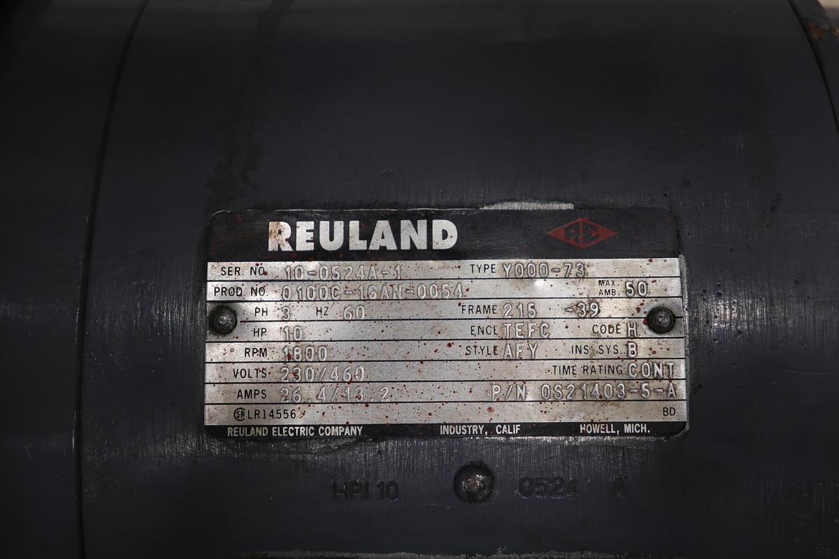 Used Reuland Y000-73 Duel Drive A/C Motor #47352