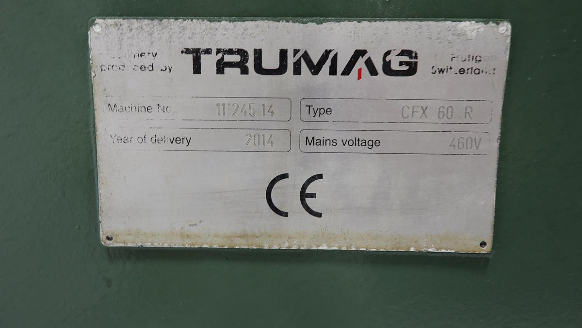 Used Trumag CFX 60 R Gearbox with Drive Flange #47273