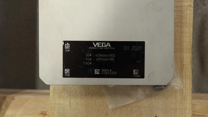 Unused VEGA Weightrac 31 Radiometric Sensor For Mass Flow Detection Assembly #46075