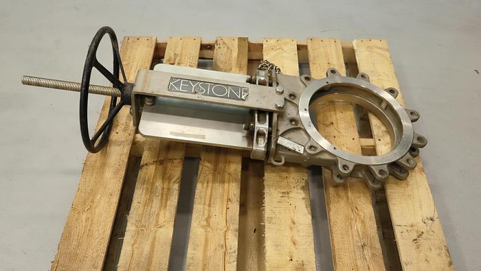 Used Keystone 12" Hand Operated Knife Gate Valve #45929