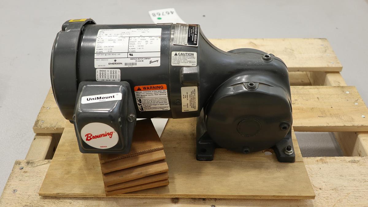 Used Emerson E438/L04107077N Power Transmission Syncrogear Module #46768