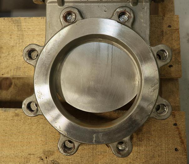 Used FABRI-VALVE 6" Hand Operated Knife Gate Valve #46249