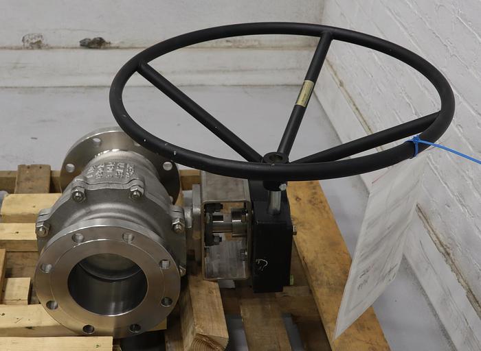 Unused Jareckie Hand Operated 6" Ball Valve #45846