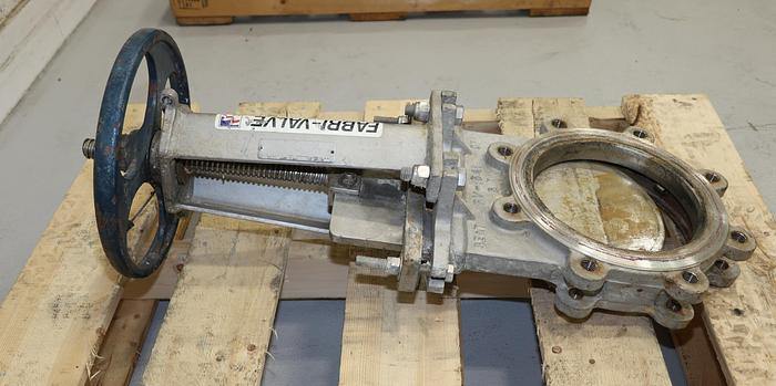 Used FABRI-VALVE 8" Hand Operated Knife Gate Valve #46251