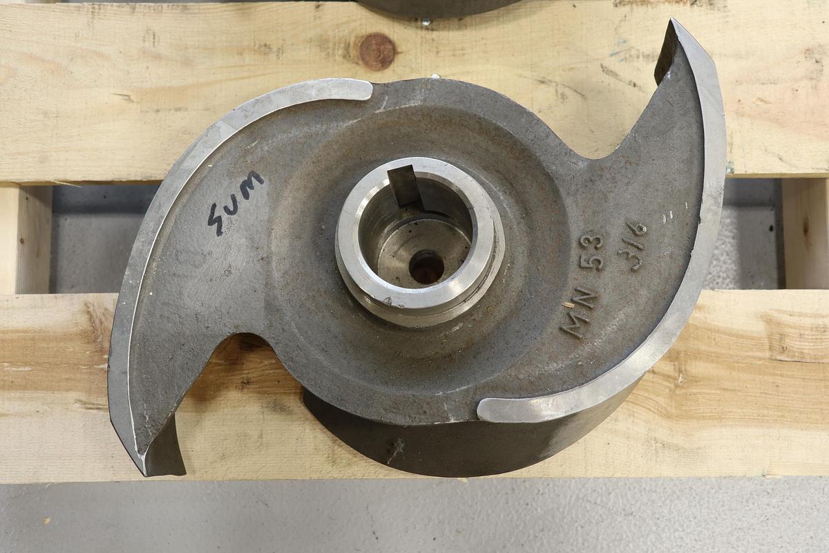 Unused Goulds 3175M 8x10x18H/8x18x18H 2-Vane Impeller #47493