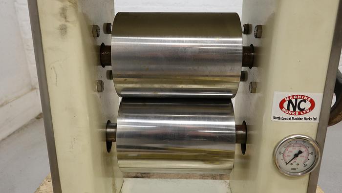 Used North Central Machine Works LTD. 12" Sample Press Roller #44825