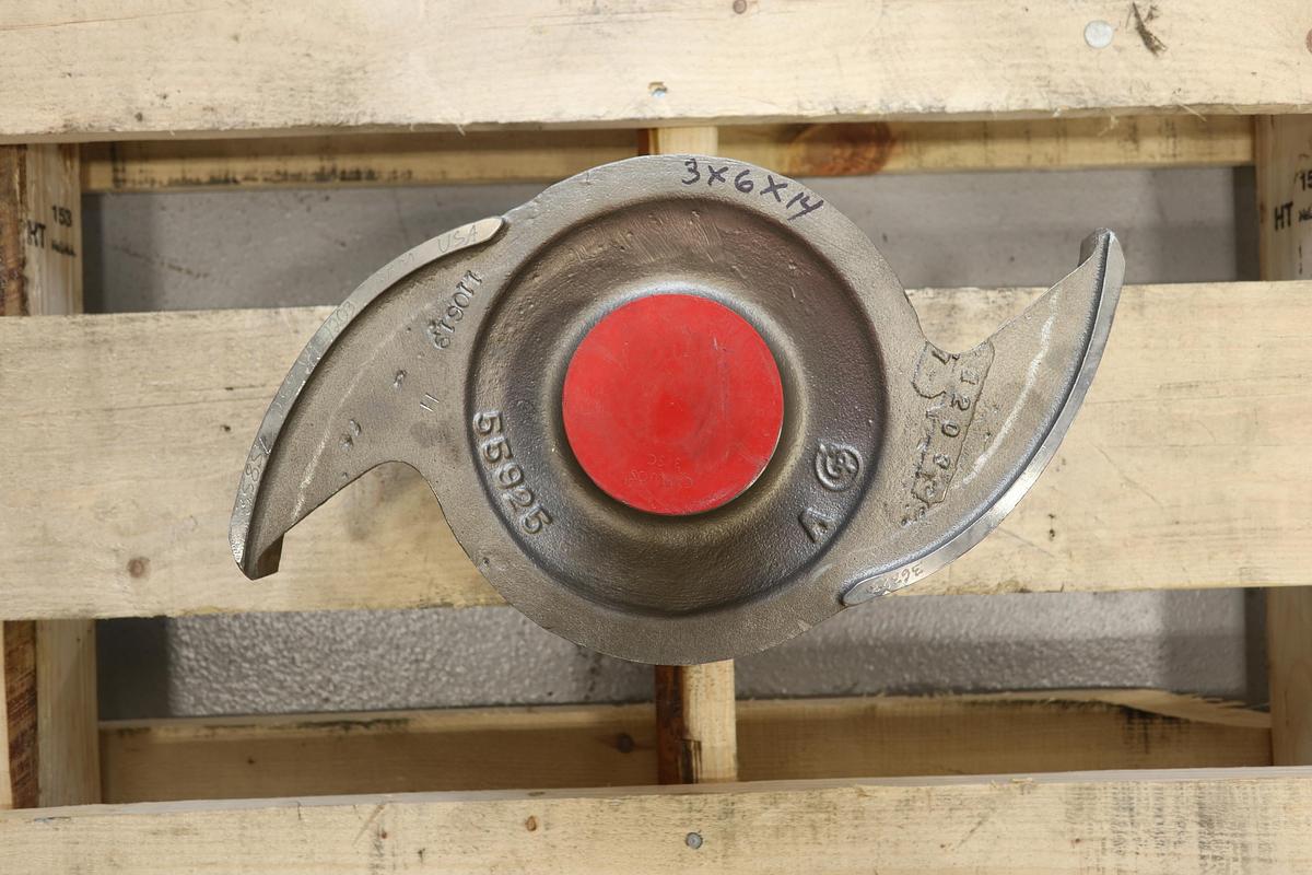 Unused Goulds 3175 3x6x14 & 3x8x14 2-Vane Impeller #47522
