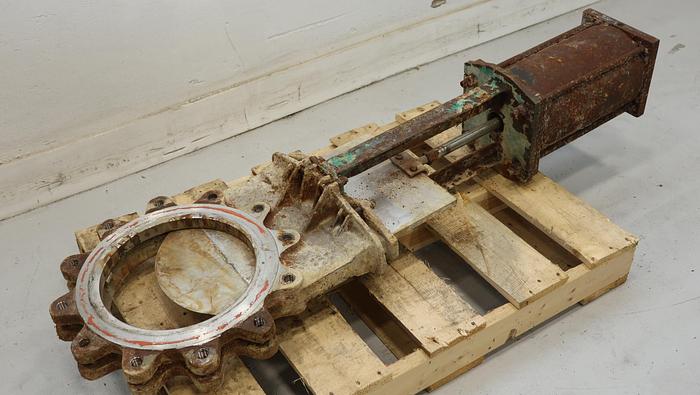 Used Rovalve 12" Air Operated Knife Gate Valve #45054