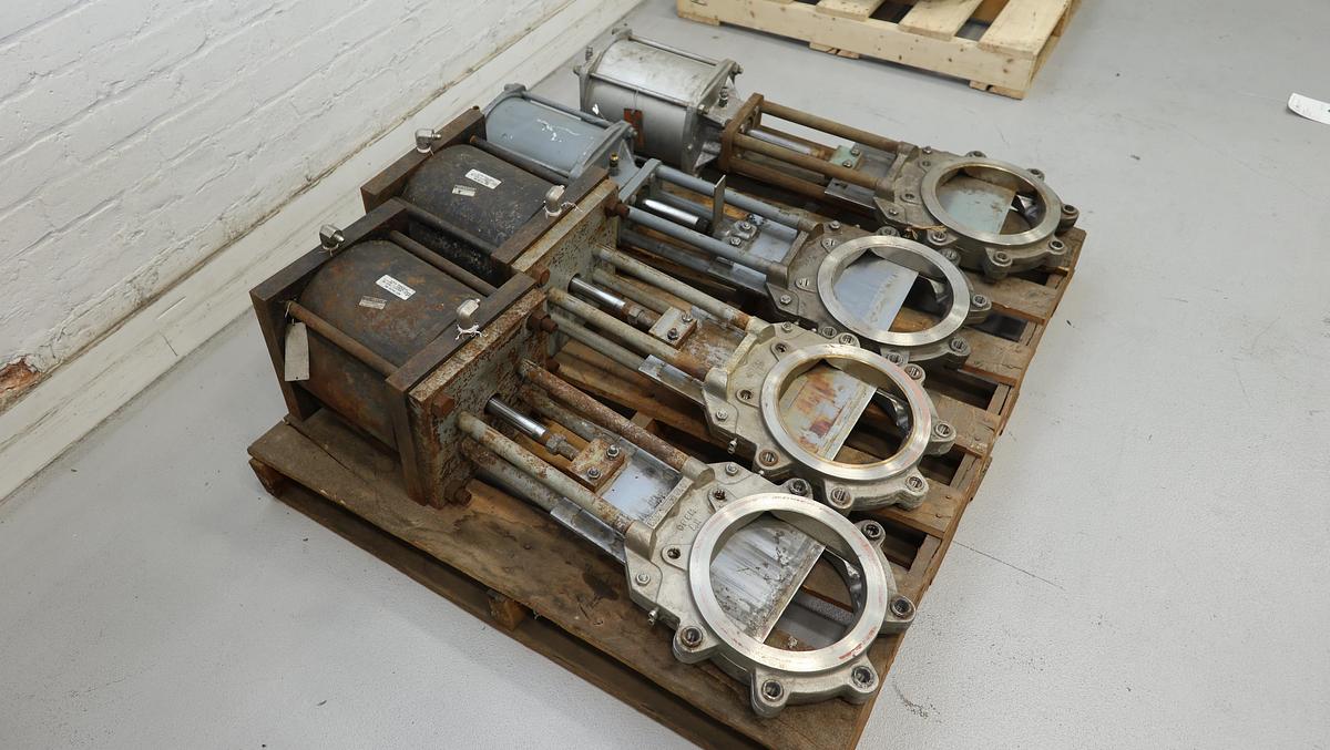 Used Wey Valve 8" VL Hand Operated Knife Gate Valve #46665