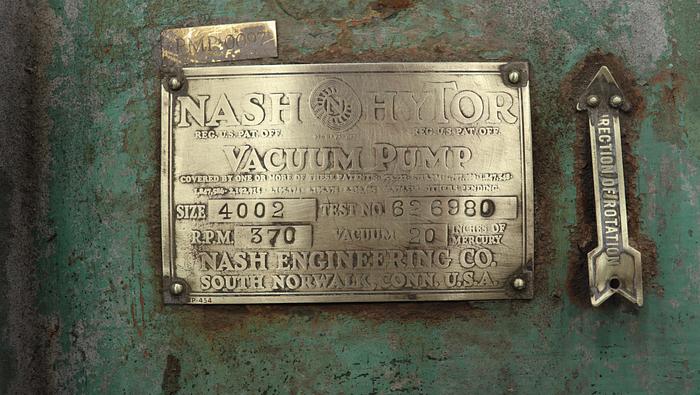 Used Nash CL-4002 Vacuum Pump #44821