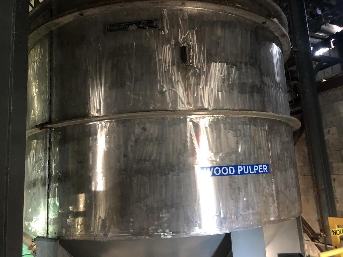 Used GL&V 3130 14' Pulper, 100" Height, 810 Cu-Ft Capacity #43676