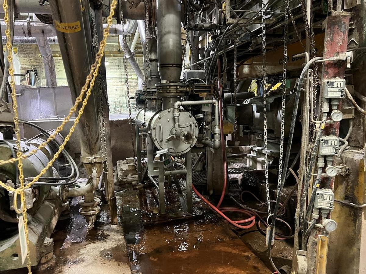 Used 7 Cylinder 110" Recycled Paperboard Machine #47044