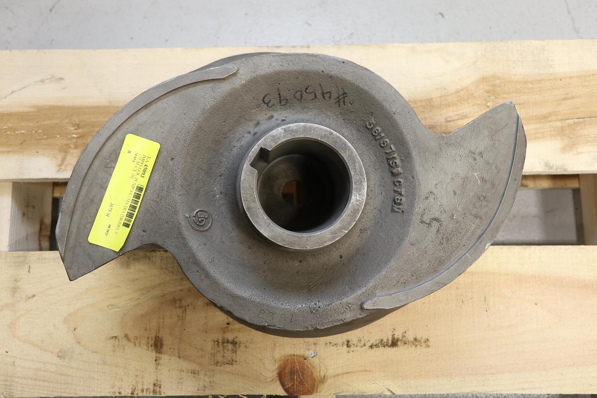 Unused Goulds 3175 8x10x18H/8x18x18H 2-Vane Impeller #47495
