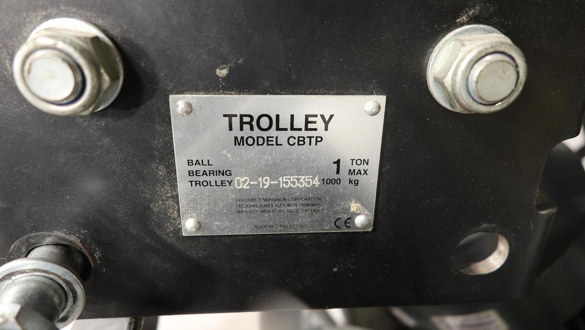 Used Andritz Saturn Monorail Hydraulic Grapple Hoist with SS Trash Tower #46206