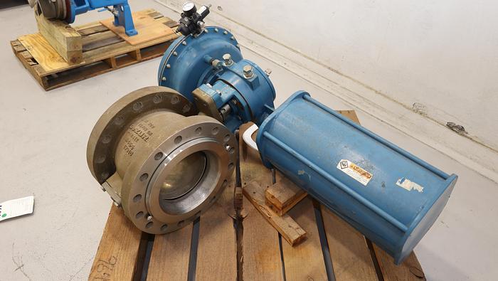 Used Dezurik 10" Air Operated Vee Ball Valve #46396