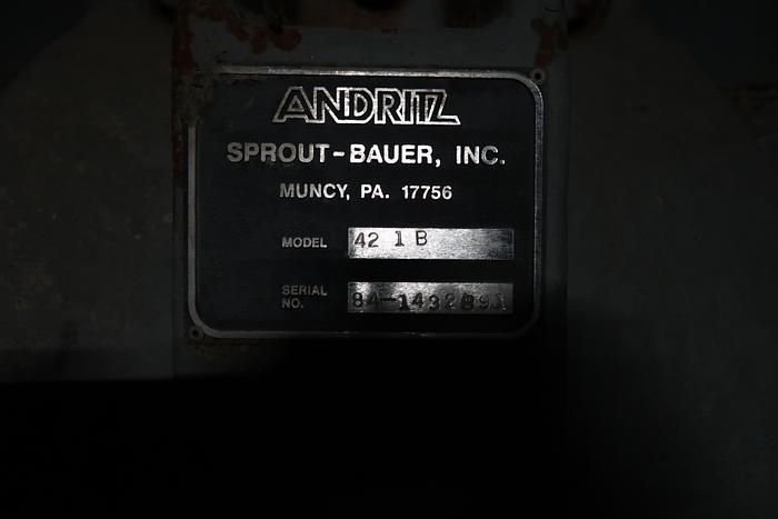 Used SPROUT WALDRON 42-1B REFINER #45139