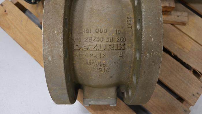 Used Dezurik 10" Air Operated Vee Ball Valve #46396