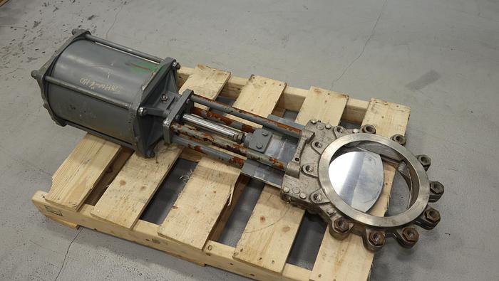 Unused Wey 10" VLC/C10 Square Air Operated Knife Gate Valve #46335