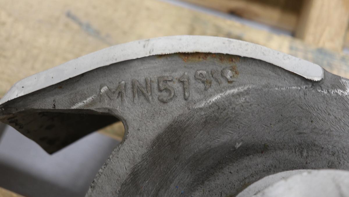 Used Goulds 3175 M 8x10x14 2-Vane Impeller #46818