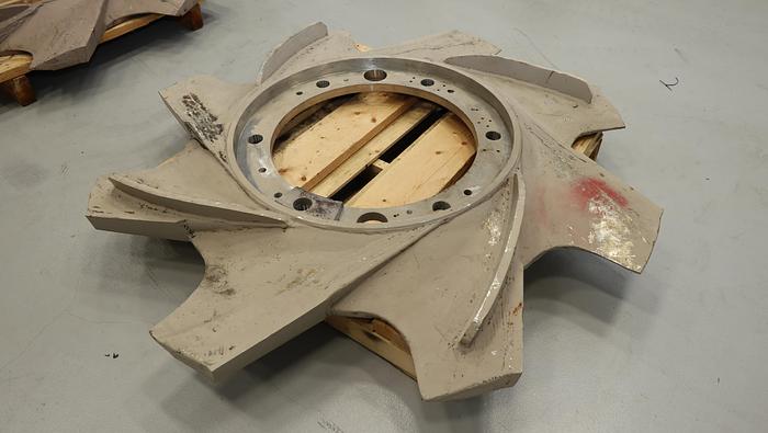 Refurbished Black Clawson 8-Vane 68" Vokes Rotor #45499