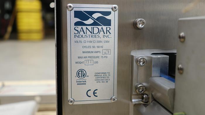 Unused SANDAR INDUSTRIAL, INC. TUSA 1C Automated Turn-Up System #46073