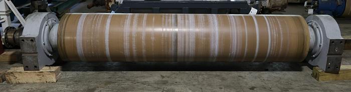 Used Manchester Single Nip 2-Roll Calender #46224