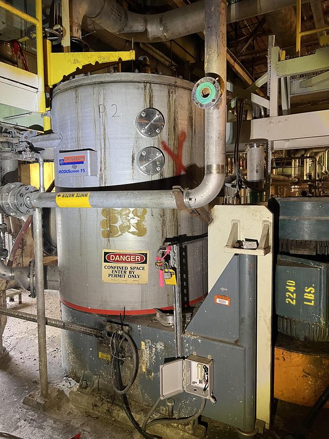 Used Ahlstrom F5 Pressure Screen #47749