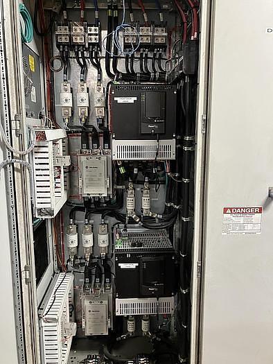 Used 110" WIDE FACE (APPX 106" MAX WEB) LANGSTON TWO DRUM WINDER