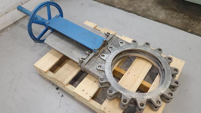 Used Orbinox 16" Hand Operated Knife Gate Valve #45624