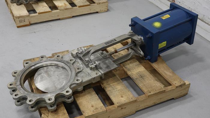 Used FNW 12" Air Operated Knife Gate Valve #46407