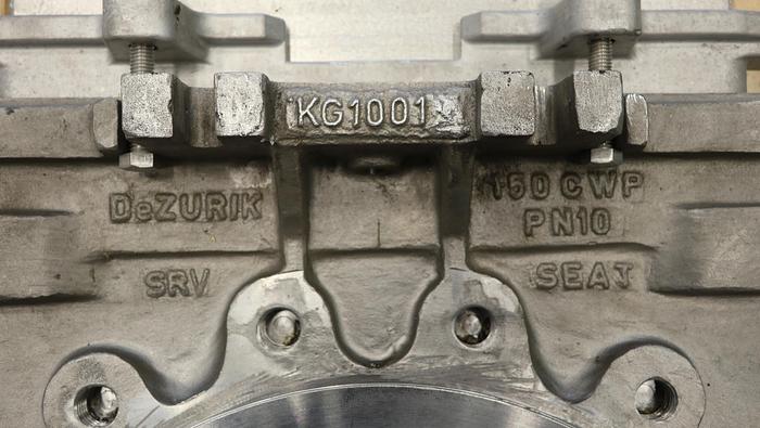 Used Dezurik 16" Knife Gate Valve Body #46522