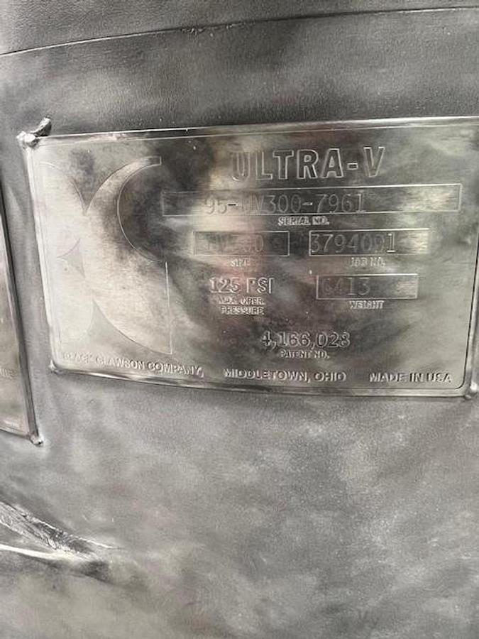 Used Black Clawson UV300 Pressure Screen #46084